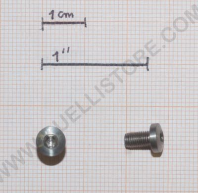 ED BROWN VITI IN ACCIAIO INOX PER GUANCETTE PER COLT 1911 E DERIVATE CONFEZIONE DA 4 PEZZI 