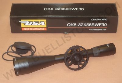 OTTICA BSA QK 8 - 32X56 SWF30  RETICOLO MILDOT