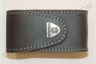 VICTORINOX FODERO IN PELLE NERA CON GANCIO PIVOTTANTE PER COLTELLI DA 91 MM V-4.0521.31