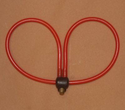 APPOGGIACANNA FLESSIBILE COLORE ROSSO CON FILETTATURA UNIVERSALE