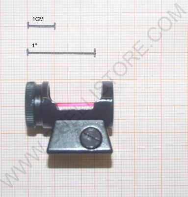 WEIHRAUCH TUNNEL MIRINO METALLICO COMPLETO CON FIBRA OTTICA