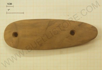 CALCIOLO IN LEGNO PER FUCILI CON INTERASSE DA 80mm ALTEZZA DA 1.65 CM 