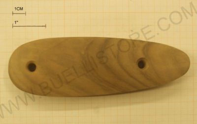 CALCIOLO IN LEGNO PER FUCILI CON INTERASSE DA 80mm ALTEZZA DA 1.65 CM 