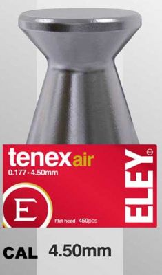 ELEY DIABOLO COMPETITION TENEX AIR - 4.50 MM - PESO: 0.53 GRAMMI - 450PZ