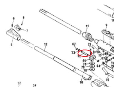 PERNO DIANA 54  N. ESPLOSO: 72