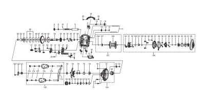 RICAMBI PER MULINELLI ABU GARCIA REVO4 X-W-L