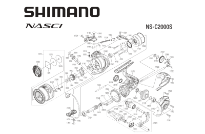 RICAMBI PER SHIMANO NASCI 2000 FC