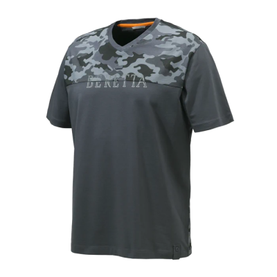 T-SHIRT TATTICO CAMO IN COTONE ELASTICIZZATO - BERETTA