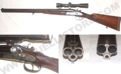 DRILLING - JOHANN NOWOTNÝ SUHL - FUCILE COMBINATO CAL. 12 / 6.5 X 57R - USATO
