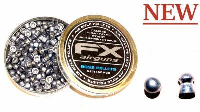 FX AIRGUNS - BOSS PELLET - PIOMBINI CAL- 7.62 - PESO 2.90 GRAMMI - 150 PZ