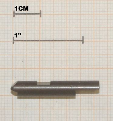 RICAMBIO PERNO HAMMER LATCH PIN - N. ESPLOSO: 25 - PER CARABINE BSA BUCCANEER E GAMO COYOTE 