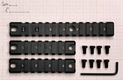 UTG | SET 3 SLITTE WEAVER/PICATINNY CON VITI