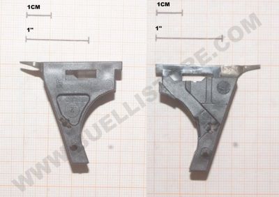GLOCK 20 C CAL. 10 - GLOCK 21 - 30 - 36 - 37 - 38 - 39 CAL. 45 ACP - RICAMBIO CARCASSA MECCANISMO GRILLETTO 