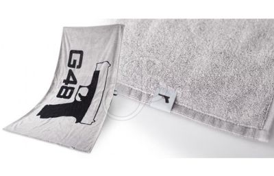 GLOCK ASCIUGAMANO G48 70 x 140 GRIGIO/NERO