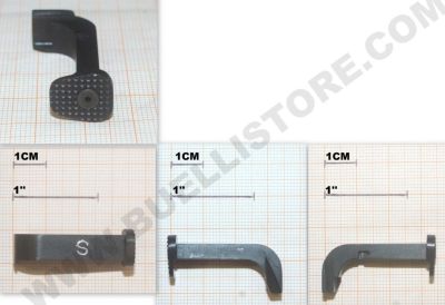 ZEV RICAMBIO PULSANTE SBLOCCO CARICATORE PER GENERAZIONE 3 - MODELLO NERO - SMALL 