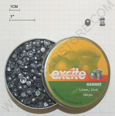 H&N PALLINI EXCITE HAMMER cal. 5,5 (.22) 0.95g - 250pz.