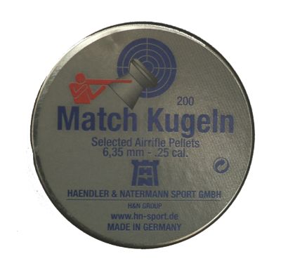 PIOMBINI H&N MATCH KUGELN 6.35