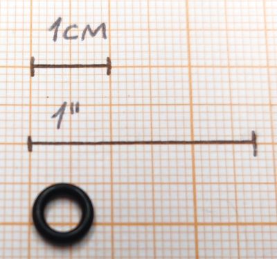 HATSAN n° ESPLOSO 2609-1  O-RING PER LA CANNA cal. 4,5