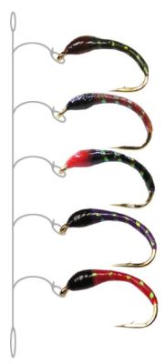 WEBSTA MONTATURE COREGONI A 5 AMI COLORATI - AMO 14 COL.HG07