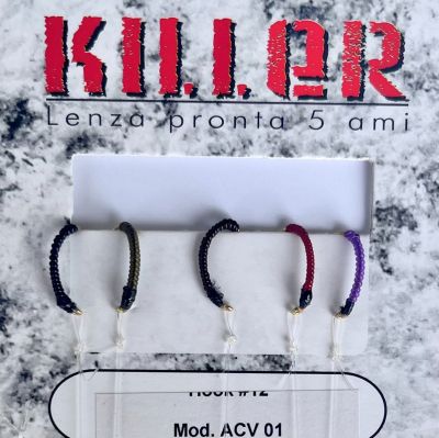 MONTATURE COREGONI A 5 AMI - VERDE-ROSSO-VIOLA-NERO-MARRONE AMO:14  AVC 01