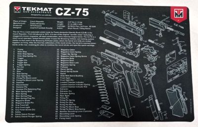 CLEANING MAT TEKMAT - TAPPETINO DA MANUTEZIONE per CZ 75