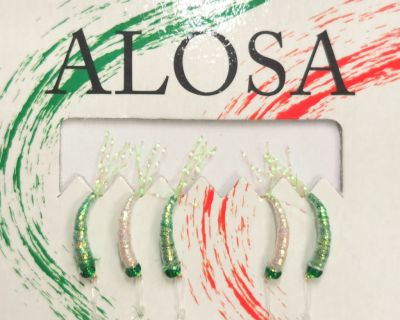 ALOSA AMETTIERA 5 AMI PER SARDINE VERDE - BIANCO - CON TESTINE VERDI G14
