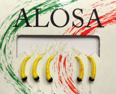 ALOSA AMETTIERA 5 AMI PER SARDINE - CORPO GIALLO E TESTINA NERA - MA 02