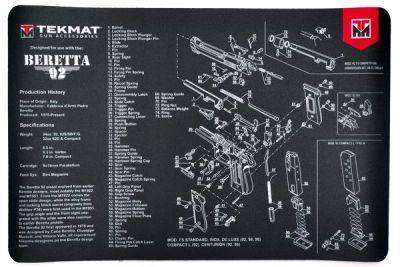 TEKMAT CLEANING MAT - TAPPETINO PER MANUTEZIONE per BERETTA 92