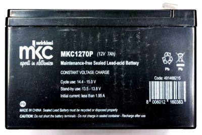 MKC BATTERIA RICARICABILE 12V 7.0AH