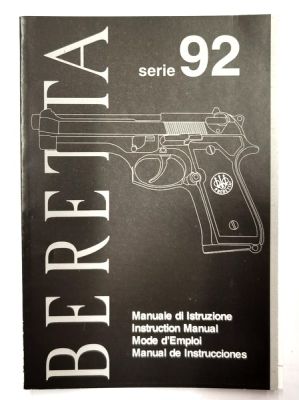 BERETTA MANUALE D'ISTRUZIONE PER 92FS (ita-fra-ing-spa)