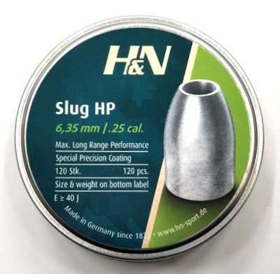 H&N Slug HP 2.2g / 34gr cal. 6,35 (250) - 120pz.