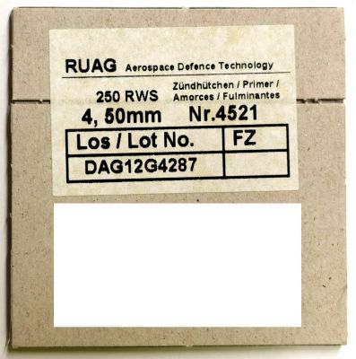 RWS INNESCHI BERDAN 4521 PISTOLA G.C. 4.50mm | 250pz.