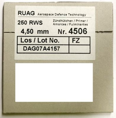 RWS INNESCHI BERDAN 4506 PISTOLA P.C. 4.50mm | 250pz.