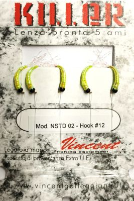 AMETTIERA 5 AMI PER AGONE - CORPO GIALLO E TESTINA NERA 