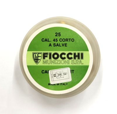 FIOCCHI COLPI A SALVE cal. 45 CORTO | 25pz.