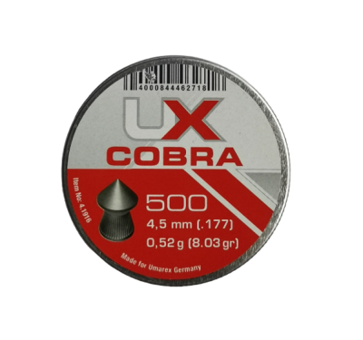 UMAREX COBRA DIABOLO cal. 4.5 / 0,49 G - 500 pz.