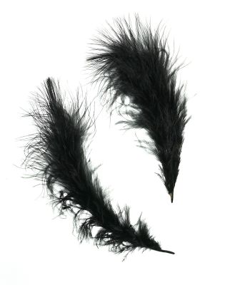 PIUME MARABOU GRANDE NERO