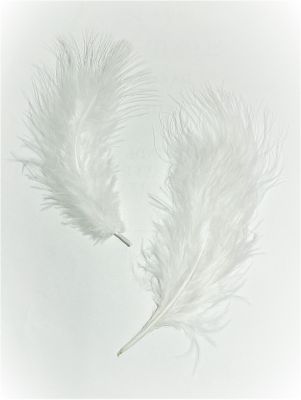 PIUME MARABOU GRANDE BIANCO