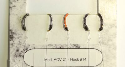 MONTATURE COREGONI A 5 AMI COLORATI- AMO:14 - MOD AVC 21