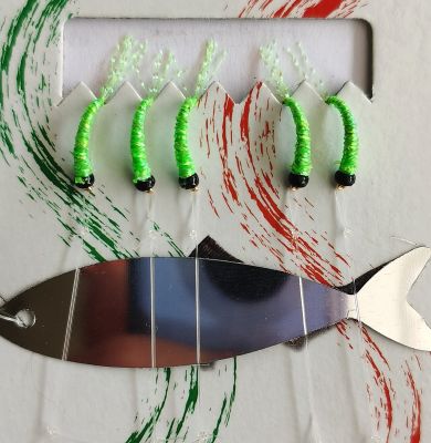 ALOSA AMETTIERA 5 AMI VERDE  CON TESTA NERA - MA04