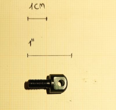VITE IN FERRO PER MAGLIETTA PORTACINGHIA PASSO M5 10MM