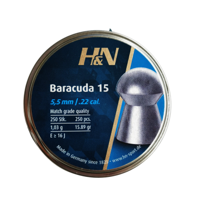 H&N DIABOLO BARACUDA-15 5.52MM 1.03G-15.89 GR (250PZ)