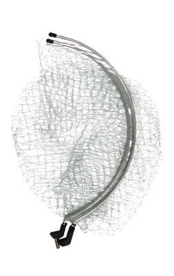 GUADINO PIEGHEVOLE CON RETE IN NYLON SEMITRASPARENTE