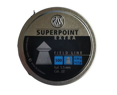 PIOMBINI RWS SUPERPOINT EXTRA 5.5 - PESO: 0.94 GRAMMI - 500 PZ