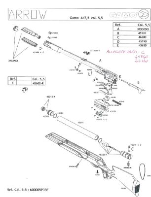 ARROW ESPLOSI CAL.5.5