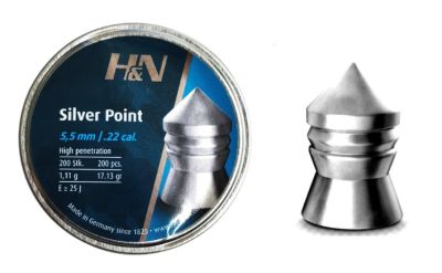 PIOMBINI H&N SILVER POINT cal. 5,5 (.22) 1.11g - 200pz.