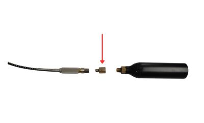 RACCORDO FRUSTA BOMBOLA SERBATOIO BSA 1/8" - 1/4 BSP PCP