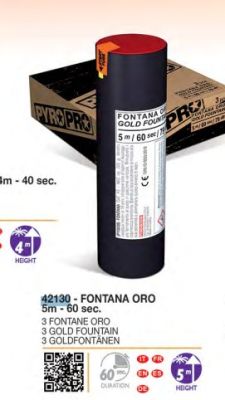 FONTANA ORO 5M-DURATA 1 MINUTO (1 PZ)