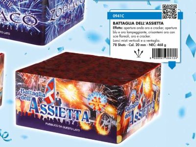 BATTAGLIA DELL'ASSIETTA -SPETTACOLO-78 COLPI - DURATA 55 SEC.