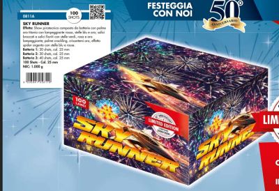 SKY RUNNER - SPETTACOLO - 100 COLPI - DURATA 1 MIN.